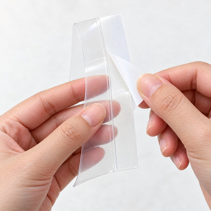 Peeling the backing off HeatSaver Door Seal