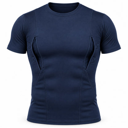 SureDraw Concealment Tee in navy blue