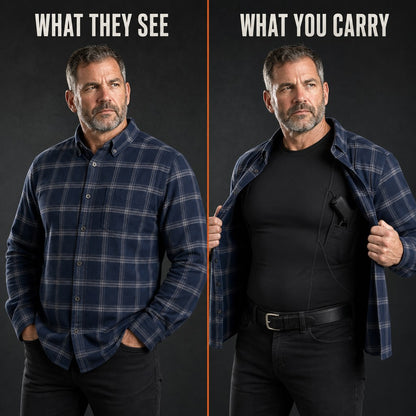 Under a flannel: what they see and what you carry